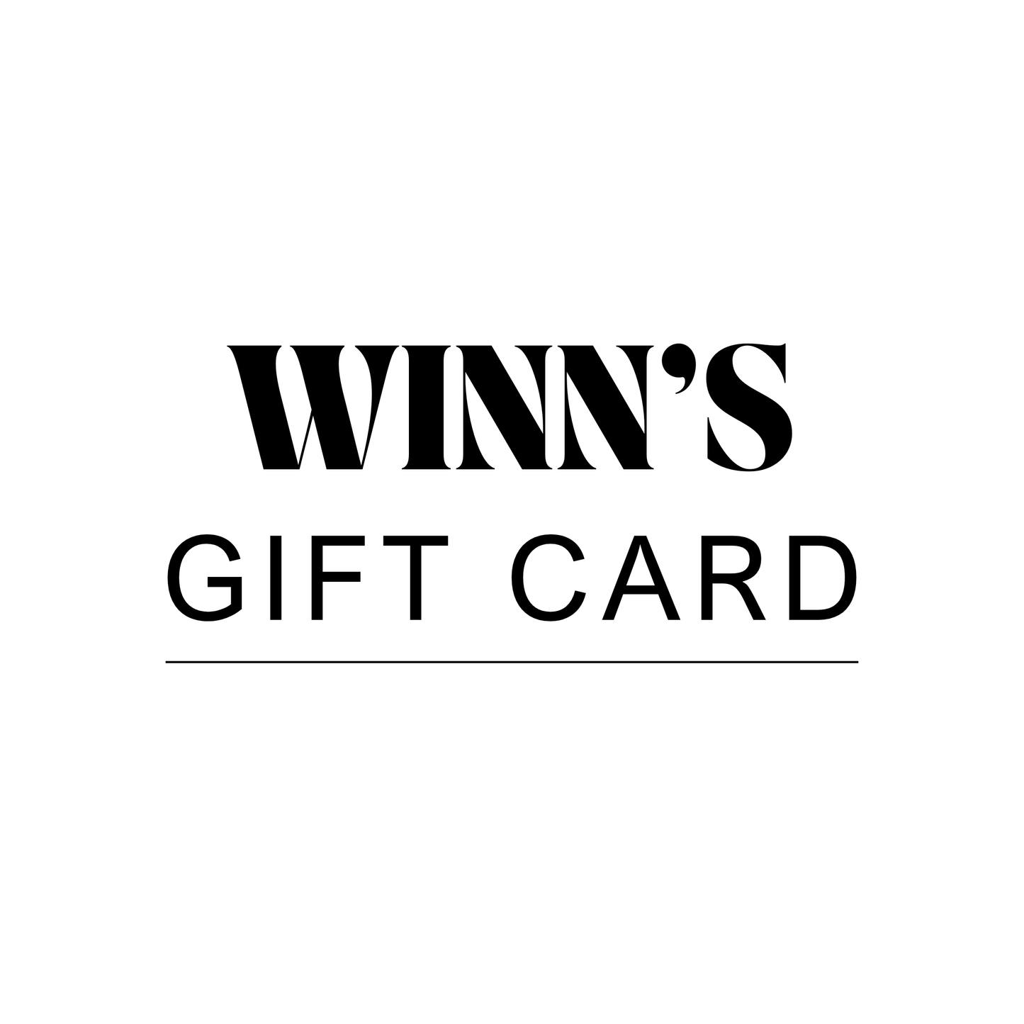 Winn's Gift Card