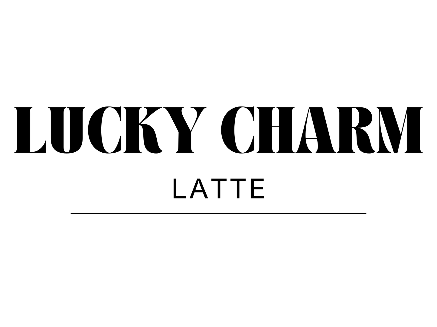 Lucky Charm Latte