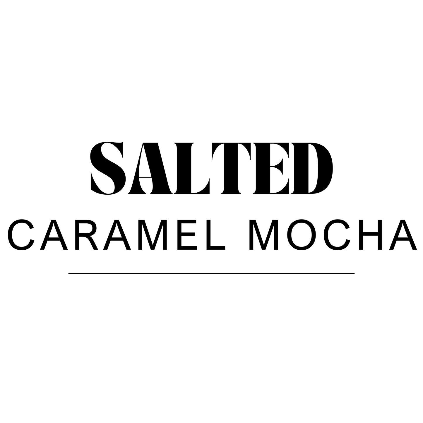 Salted Caramel Mocha Coffee