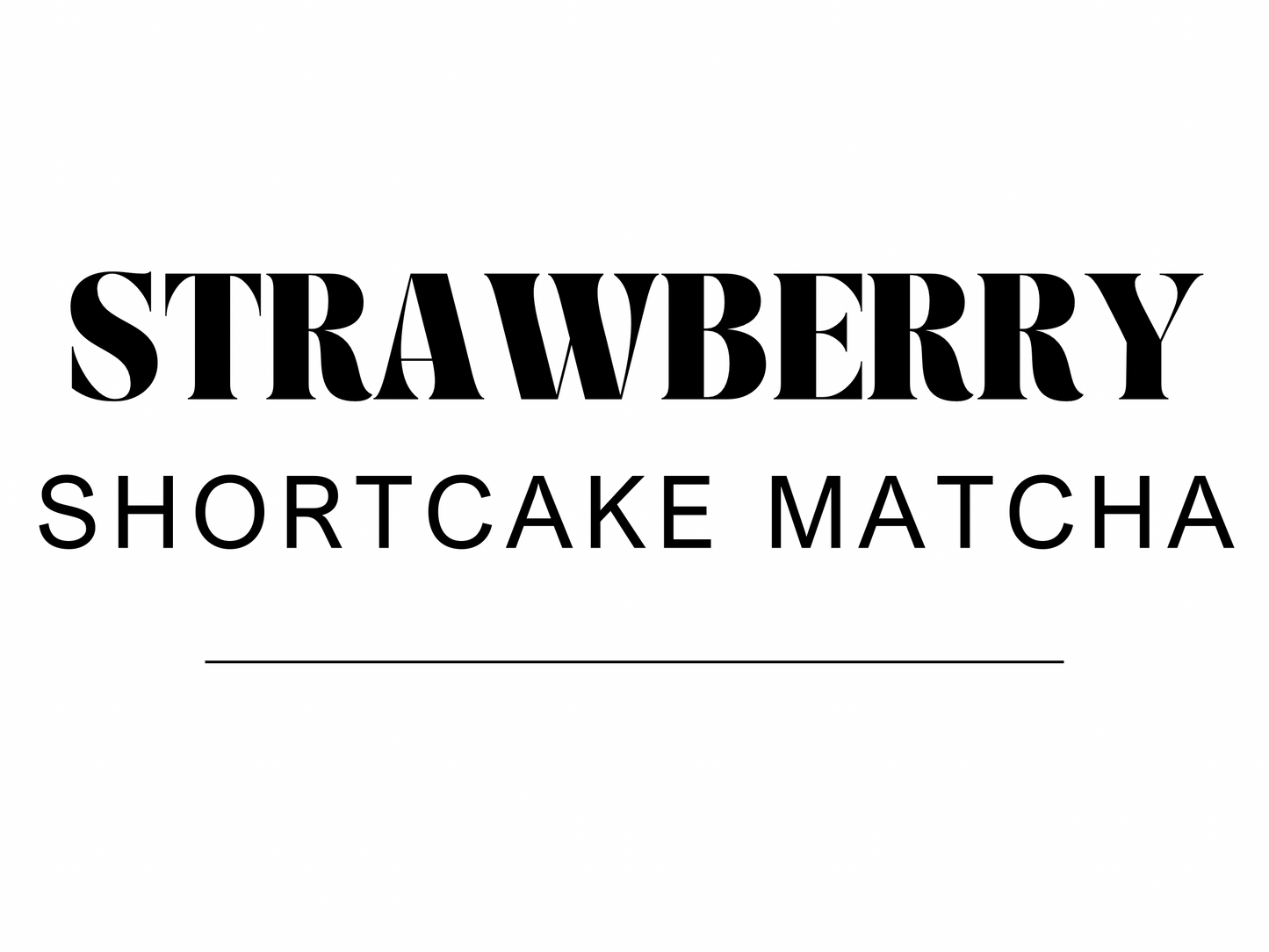 Strawberry Shortcake Matcha