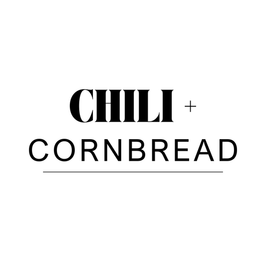 chili + cornbread/cinnamon roll