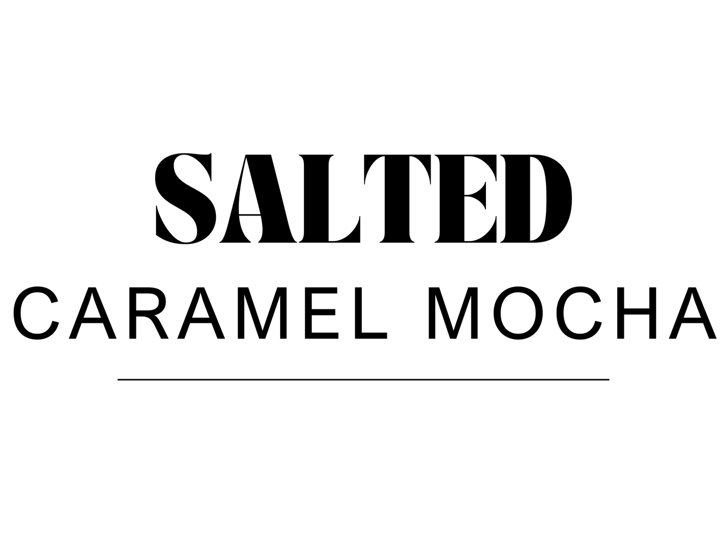 Salted Caramel Mocha Coffee