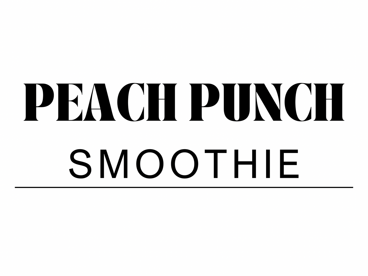 Smoothies